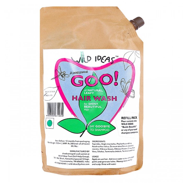 Wild Ideas Awesome Leafy Hair Wash Refil Pack