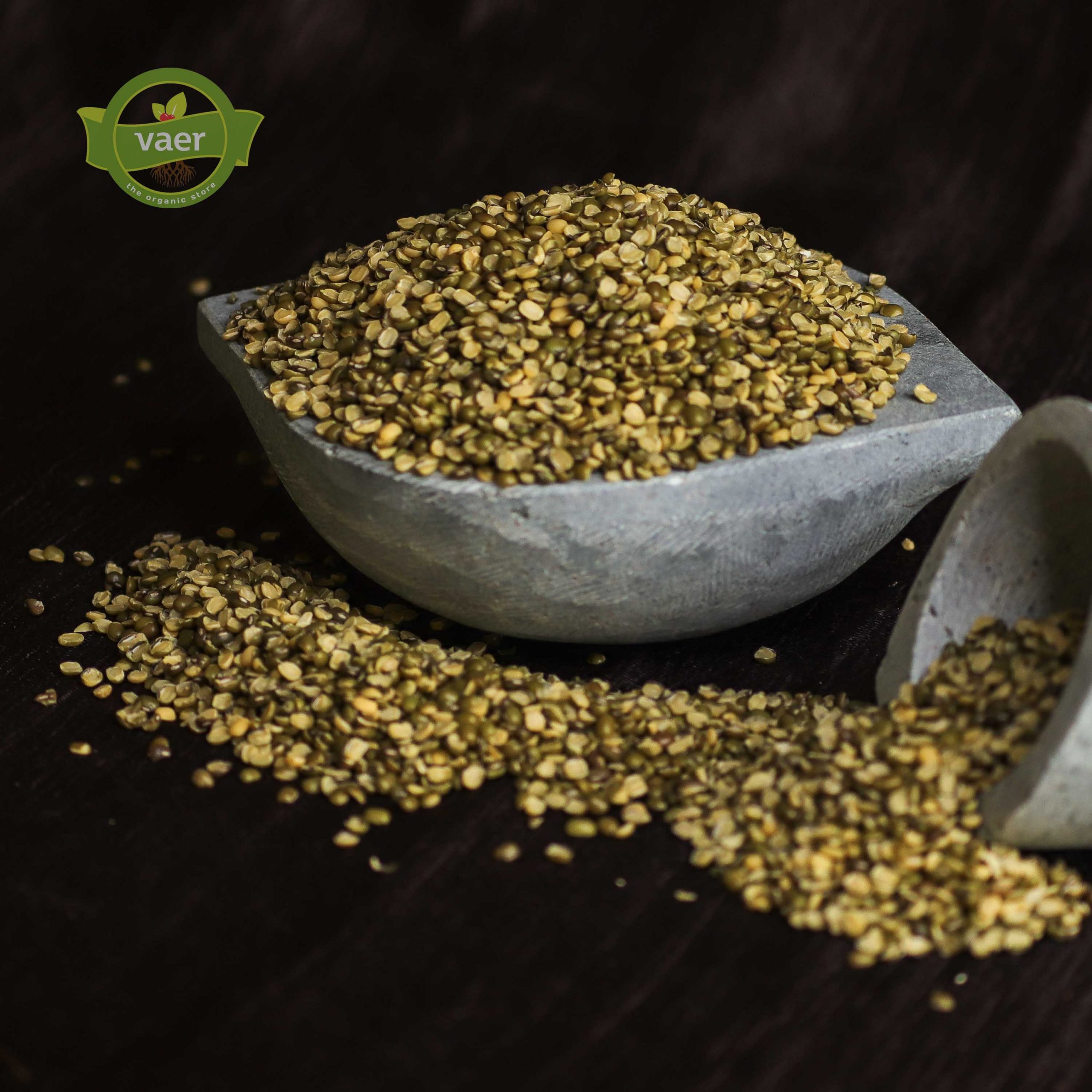Vaer Organic Moong Dal Split with Skin