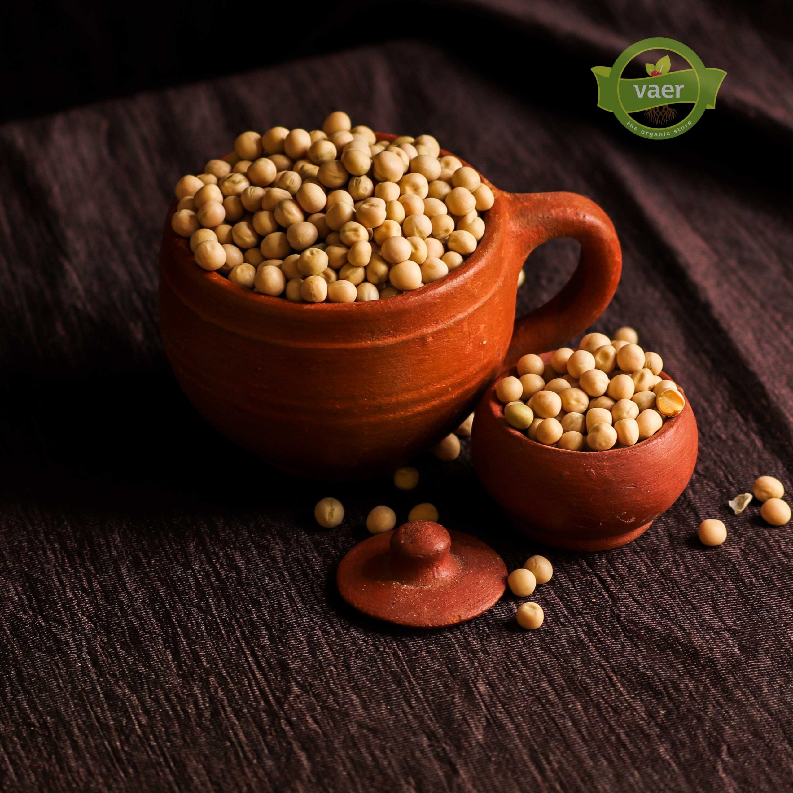 Vaer Organic Dry Green Peas White